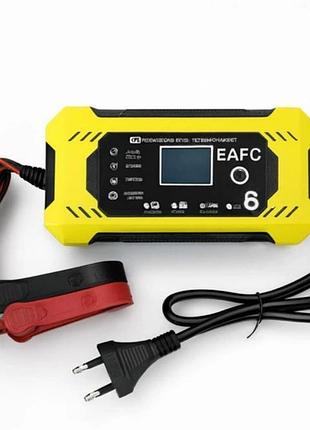 Автомобільний автоматичний зарядний пристрій eafc 12v 6a .