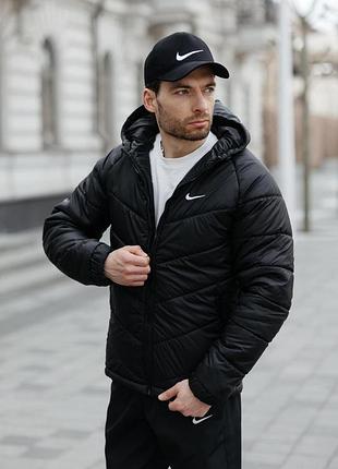 Куртка nike motion черная демисезонная s-4xl мужская