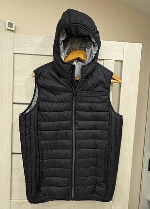 Жилетка proact hooded padded bodywarmer pa237 безрукавка оригінал розмір l з капюшоном