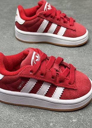 Дитячі кеди кросівки шкіра adidas campus ji4336