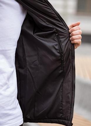 The north face демисезонная черная куртка s-5xl