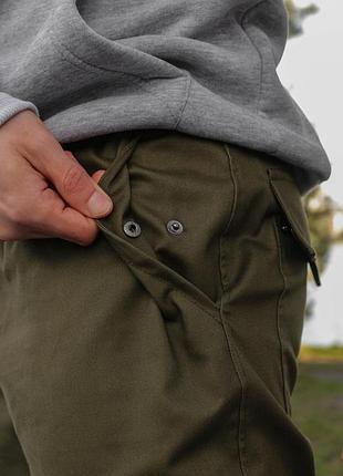Карго брюки хаки intruder handy s-3xl