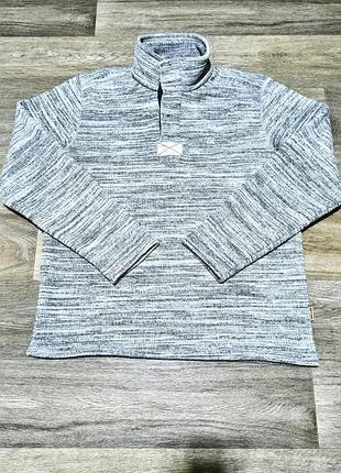 Чоловіча тепла кофта толстовка north coast від mark's&amp;spencer, розмір l, ecru.