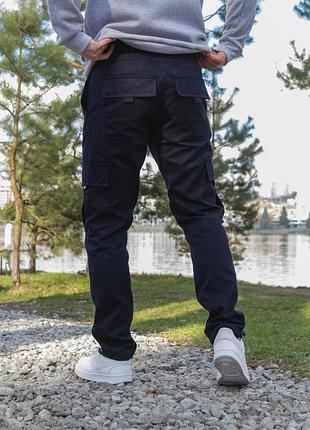 Синие карго брюки мужские intruder handy s-3xl