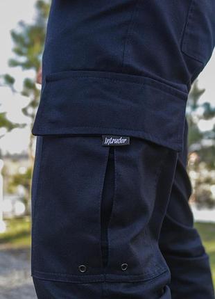 Мужские синие брюки карго intruder handy s-3xl