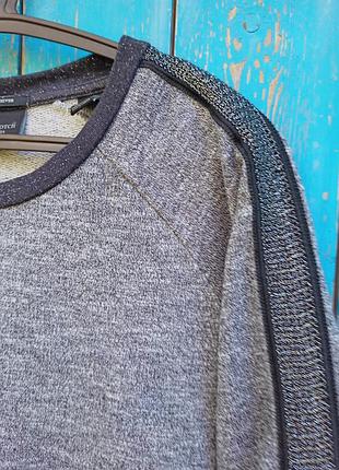 Шикарний світшот двонитка з лампасами на рукавах, m-xl, mison scotch.