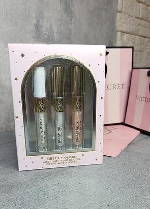 Подарочный набор блесков для губ victoria’s secret best of gloss gift set