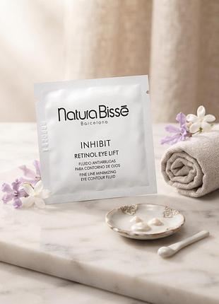 Natura bissé inhibit retinol eye lift — інтенсивний нічний крем-флюїд для контуру очей з ретинолом (2 мл)