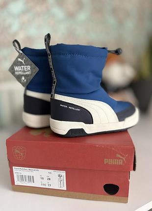 Чоботи дитячі зимові puma multiflex 2 boot ac inf сині 28 розмір