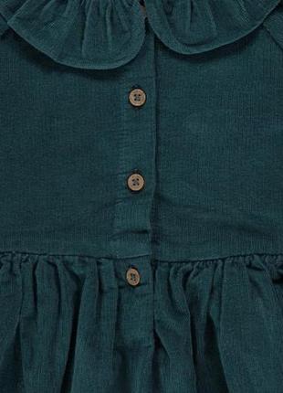 Красивое нярядное вельветовое платье девочки george (великобритания)2 фото
