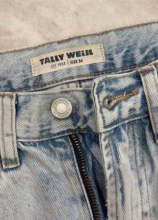 Джинси жіночі tally weijl прямі блакитні розмір 34