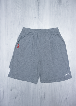 Чоловічі шорти slazenger сірі бавовняні m