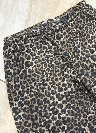 Брюки жіночі h&m леопардовий принт