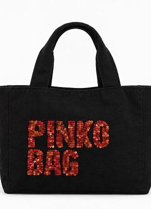 Сумка тоут pinko | шопер