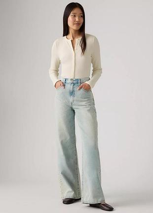 Жіночі джинси levi’s cinch baggy блакитні