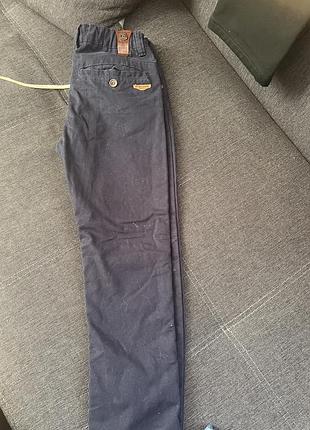Штани arizona jean co. сині бавовняні на флісі