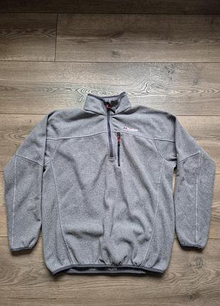Чоловіча флісова кофта berghaus stainton half zip fleece сіра, розмір m