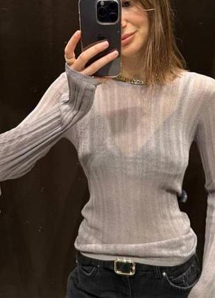 Серый полупрозрачный лонгслив zara
🌷🌷🌷🌷🌷🌷🌷🌷🌷🌷🌷