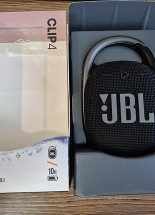 Портативна колонка jbl clip 4 black