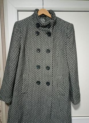 Пальто шерстяное, теплое, двухбортное, размер 48-50. бренд debenhams.
