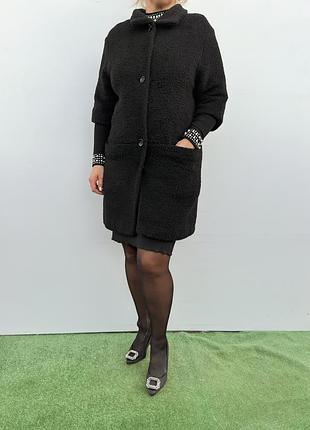 Вовняне пальто кардиган
