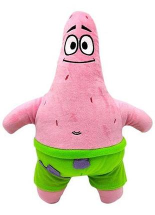 Мягкая игрушка патрик стар (губка боб) 30см