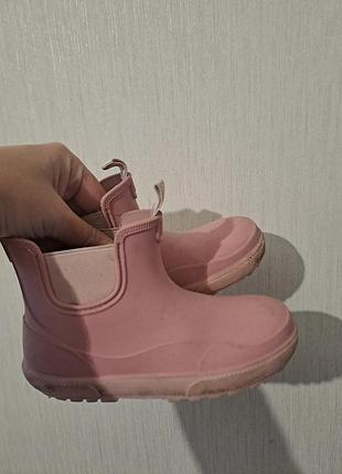 Гумові чобітки 18 см, на дівчинку ❤️
