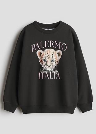 Світшот на флісі h&m 14+ зріст 170 худі байка пайта кофта толстовка