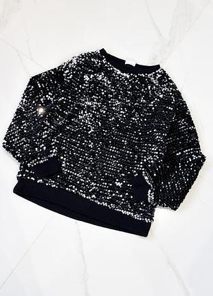 Кофта в паєтках рр 9 років zara