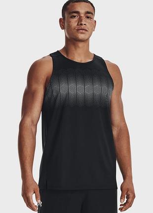 Майка чоловіча under armour чорна для тренувань 8