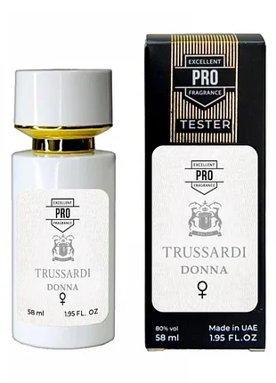 Женские духи trussardi donna тестер pro 58 мл - нежный восточно-цветочный аромат с цитрусовыми нотами (22622)