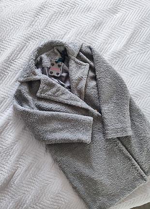 Фирменное пальто тедди boohoo  р.l/xl