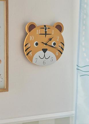 Дитячий настінний годинник "тигр"
