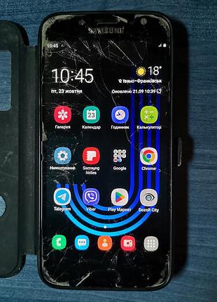 Смартфон samsung galaxy j7 (2017) duos. екран розбитий!