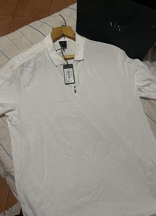 Чоловіче поло armani exchange біле