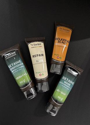 Маска smooth , repair , volume dr. sorbie, шампунь volume, repair