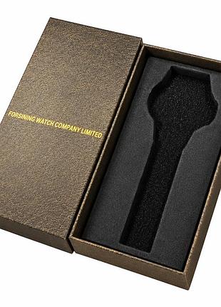 Картонная коробочка для часов forsining bronze-brown (1000-0421) в бронзово-коричневом цвете