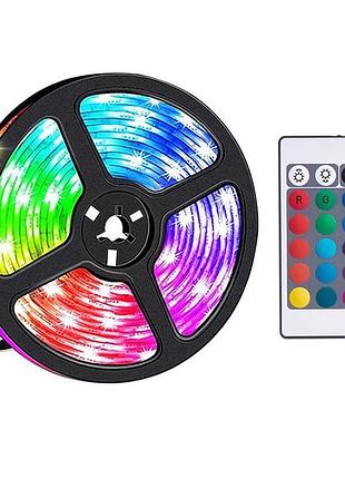 Светодиодная led лента hoco dl30 plus + remote control (4m) black