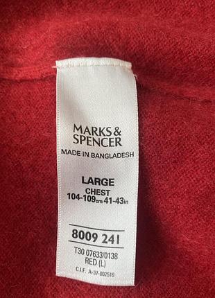 Кашеміровий джемпер v-подібним вирізом, кашемір 100%, marks & spenser 7