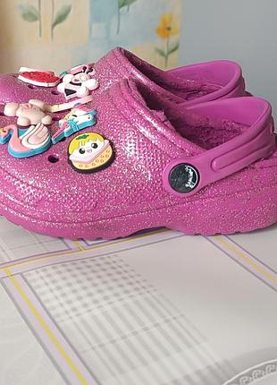 Сабо крокси утеплені crocs р.10-17,5 см. 4
