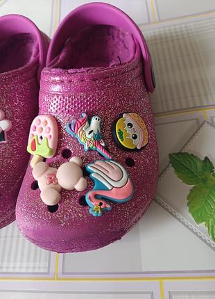 Сабо крокси утеплені crocs р.10-17,5 см. 2