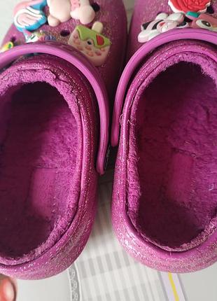 Сабо крокси утеплені crocs р.10-17,5 см. 7