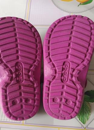 Сабо крокси утеплені crocs р.10-17,5 см. 8