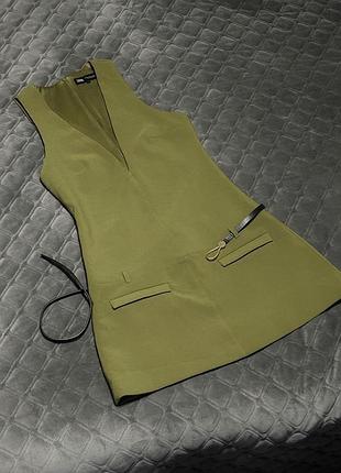 Оливкова сукня zara🫒