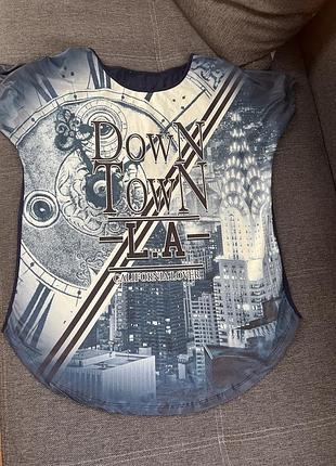 Футболка жіноча з принтом downtown la