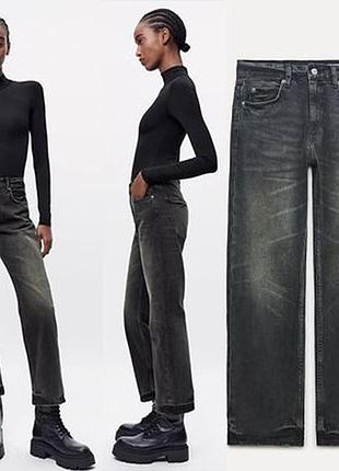 Джинси zara fw low rise straight leg je ans zw collection ...