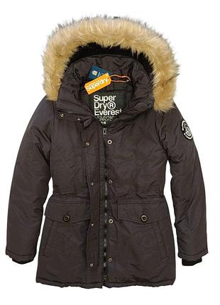 Куртка парка женская superdry ashley everest parka (w5000010a) 36