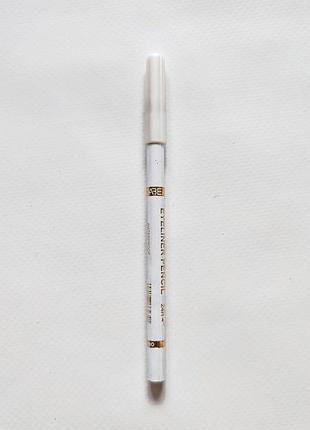 Олівець для очей білий карандаш hida beauty eyes eyeliner 110 pencil олівчик контурний твердий waterproof контурний розмітка брів