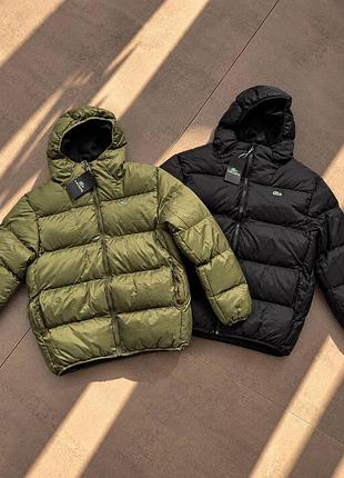 Мужской двухсторонний пуховик lacoste