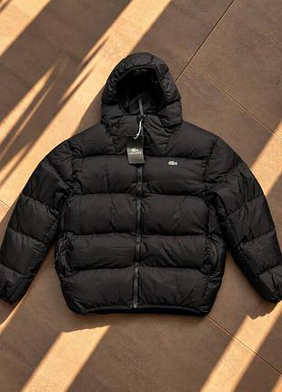 Мужской двухсторонний пуховик lacoste 2